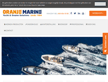 Tablet Screenshot of oranjemarine.nl